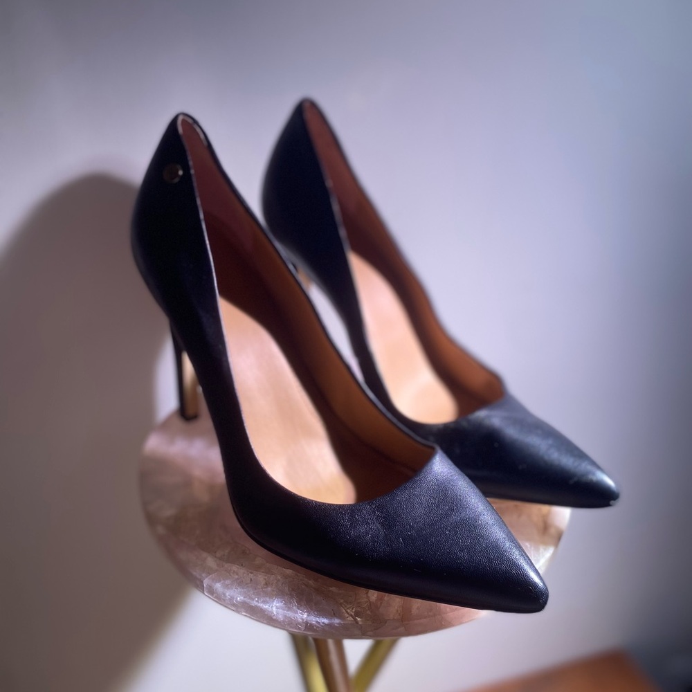 Calvin Klein Brady Black Pointed Heels